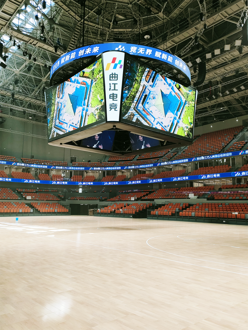 西安曲江競技中心,三思,LED顯示,助力男排,奧運,資格賽